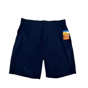 NWT Columbia Men's Mill Creek II Shorts Sz 32 Navy Blue OmniShade UPF 50 NEW